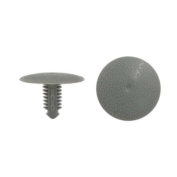 Unique Bargains 40Pcs Plastic Clips Fastener Retainer Push Type Interior Rivet Gray 7mm