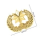 thumbnail image 2 of Golden Zinc Alloy Badge Pin Metal Hat Badge Decoration, 2 of 5