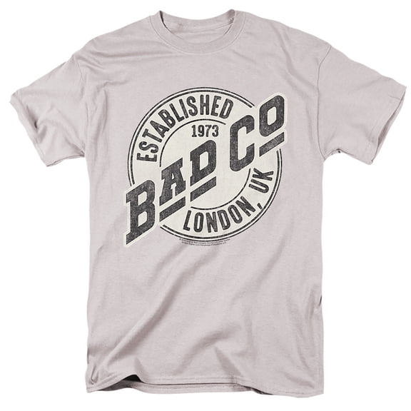 Bad Company Established S/S Adult 18/1 T-Shirt Silver