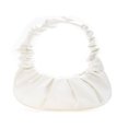 thumbnail image 1 of CNKOO Solid Color Pleated PU Shoulder Underarm Bag Women Large Top-handle Handbags, 1 of 9
