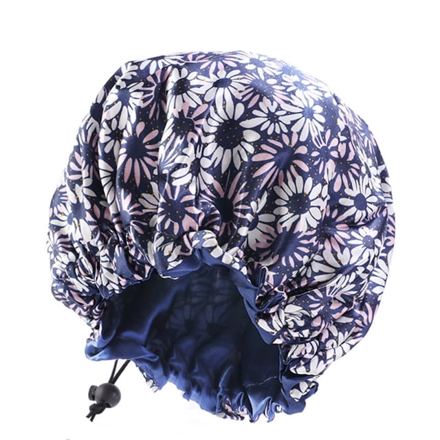 Sonducket Sleep Bonnet Extra Large Sleeping Hat Doble capa con cordón Turbante para el cabello Patrones bohemios Suministros para la cabeza Sombreros margarita Sonducket AP009761-04