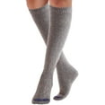 thumbnail image 6 of Lian LifeStyle Women's 1 Pairs Awesome, Breathable, Fancy and Cozy Knee High Cotton Boot Socks HR158212 Size 6-9 Grey1p5, 6 of 6