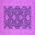 thumbnail image 1 of Ahgly Company Indoor Square Oriental Purple Industrial Area Rugs, 5' Square, 1 of 4