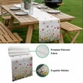 thumbnail image 5 of Wild Flowers Table Runner - 72 Inch Long, Kitchen Dining Table Runner Dresser Scarves, Spring Butterfly Watercolor Country Floral Farmhouse Decor for Coffee Tables Wedding Party Banquet, 5 of 8