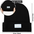 thumbnail image 5 of Zukuco Beanie Hat with LED Light, Battery Power LED Headlamp Hat, Winter Knitted Beanie Cap Hat Gifts for Men Women Dad (Black), 5 of 7