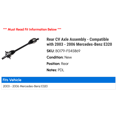 thumbnail image 2 of Rear CV Axle Assembly - Compatible with 2003 - 2006 Mercedes-Benz E320 2004 2005, 2 of 2