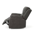 thumbnail image 6 of GDF Studio Arbor Contemporary Gliding Recliner, Slate Microfiber, 6 of 8