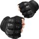 thumbnail image 5 of Guantes tácticos sin dedos para moto, motocicleta, ciclismo, escalada, senderismo, caza, para tiro, caza, motociclismo, escalada (XL-negro), 5 of 5