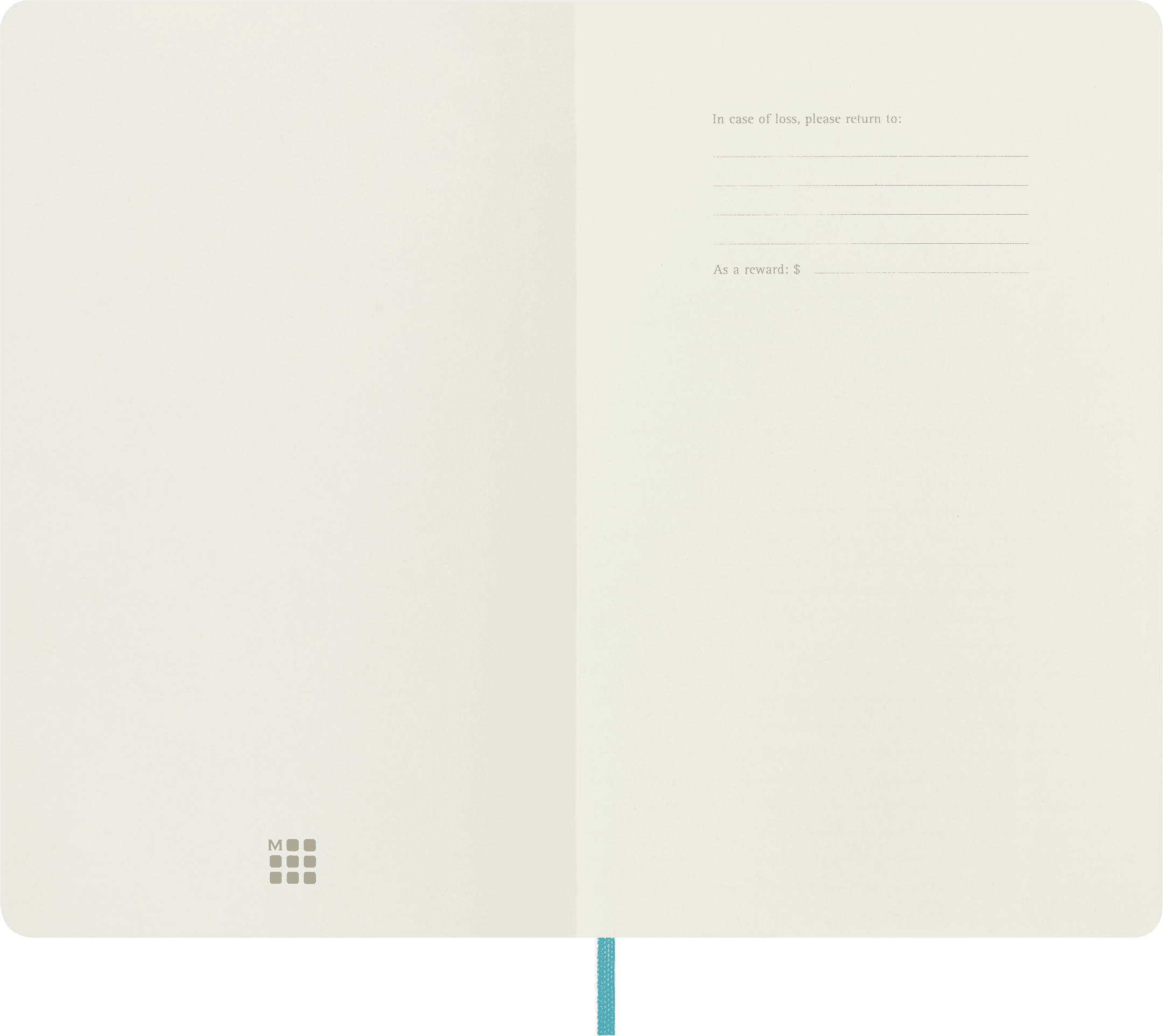 Moleskine Classic Notebook, Soft Cover, Large (5" x 8.25"), Ruled, Blue Reef