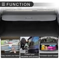 thumbnail image 4 of Cubierta de Carga Retráctil para Automóvil Unique Bargains para BMW X5 2007-2018, Sombra de Seguridad para Equipaje Trasero en Fibra de Carbono Negra, 4 of 7