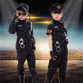 thumbnail image 3 of Disfraz de policía especial para niños, uniforme de actuación para fiestas de Carnaval, Halloween, ejército, 110-160CM, 3 of 4