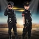 thumbnail image 3 of Disfraz de policía especial para niños, uniforme de actuación para fiestas de Carnaval, Halloween, ejército, 110-160CM, 3 of 4