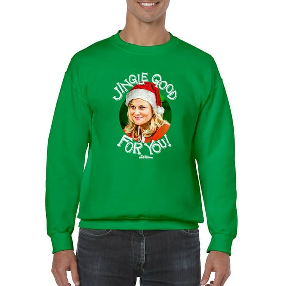 Jingle Good For You! Sweatshirt Men Parks And Recreation, Male Medium