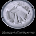 thumbnail image 4 of Uxcell 5.4" O.D. 400 Mesh Food Filter Strainer Kitchen Mesh Filters Strainers Fine Mesh Sieve White, 4 of 6
