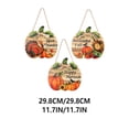 thumbnail image 2 of Yuarrent Señal de puerta de país de calabaza, placas de cosecha interesantes de madera, placa de regalo para exteriores, tablero de suspensión para Kits de decoración para fiestas JM00908 Yuarrent HA063876-02, 2 of 6