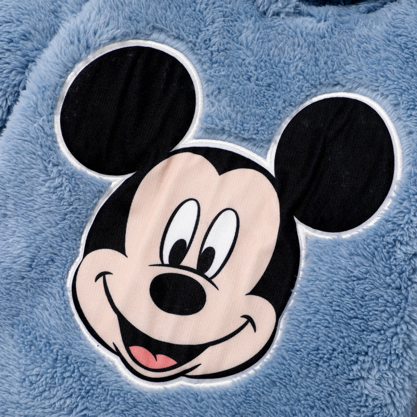 Disney Mickey Baby Boys Girls Fleece Bodysuits 3D Ears Graphic Furry Hoodie Romper Gifts Sizes 0/3-18M