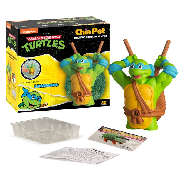 Teenage Mutant Ninja Turtles Leonardo Chia Pet Handmade Decorative