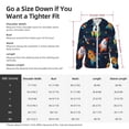 thumbnail image 5 of Kdxio Spaceships and Stars Print Women Men Sun Protection UPF 50+ Jackets Zip Up Long Sleeve Hoodie Hiking Lightweight with Pockets, 5 of 7