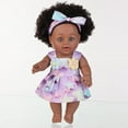 thumbnail image 5 of Xqxayjr under $5 BabyDoll, 12 Inch BlackBabyDoll, Curly Hair Vinyl Realistic Doll, African AmericanToyforGirls,ChildrenAge 3 4 5 6 Gift, 5 of 9