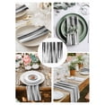 thumbnail image 3 of Black Gray White Cloth Napkins Set of 6 Reusable Dinner Napkins, Vintage Rustic Abstract Ombre Aesthetic Cocktail Napkin Washable Table Napkins for Wedding/Holiday Party/Baby Shower 20"x20", 3 of 7