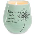 thumbnail image 1 of Pavilion Gift Company Nanas Make Wishes Come True Ceramic Soy Candle, 1 of 5