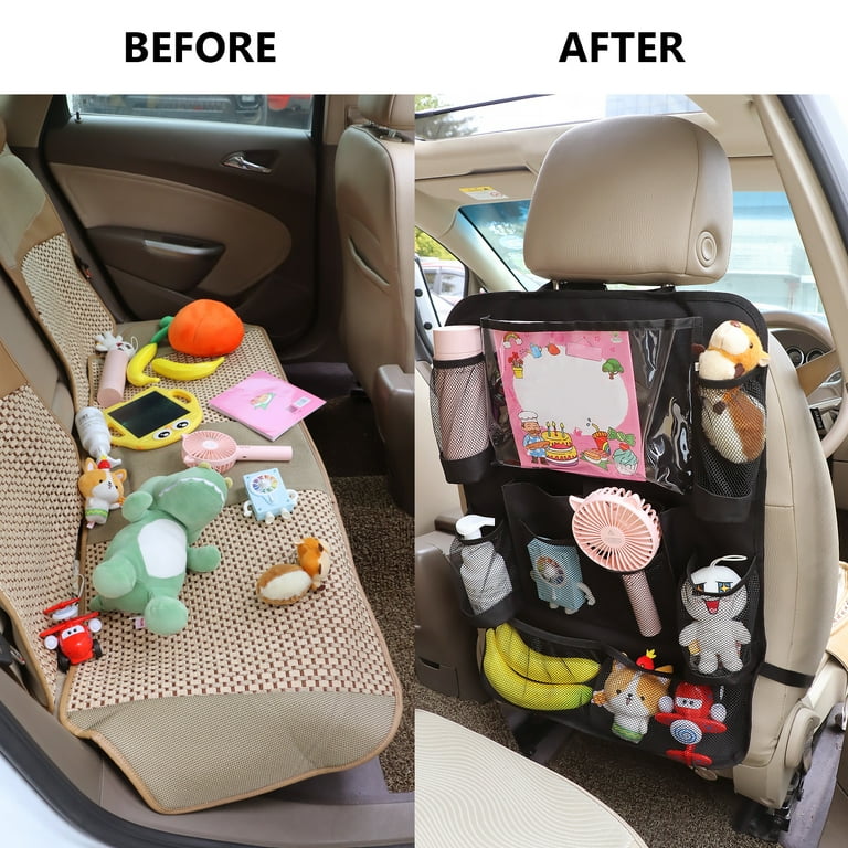 Backseat Car Organizer for Kids, Car Travel Accessories 9 Storage