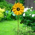 thumbnail image 5 of XiYing Metal Garden Flower Stake | Blue Sunflower Outdoor Decor | Rust-Proof Iron Courtyard Decoration | Easy 3-Part Assembly | Lifelike Spring Ornament for Yard, Garden, Patio, 5 of 8