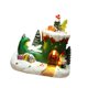 thumbnail image 4 of Adorno de escritorio en miniatura iluminado con escena de nieve navideña, artesanía decorativa con Bota, 4 of 9