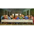 thumbnail image 2 of da Vinci, Leonardo 24x14 Gold Ornate Wood Framed with Double Matting Museum Art Print Titled - The Last Supper Original, 2 of 4