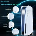 thumbnail image 4 of Cubiertas mejoradas para la consola PS5 Disc Edition: placa frontal resistente a los golpes con rejillas de ventilación, protección antiarañazos y elegante carcasa de ABS para PlayStation 5, 4 of 8