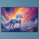 thumbnail image 1 of Pintura de diamante 5D DIY, taladro redondo completo, Kit de unicornio, decoración del hogar, 60x40cm Hugtrwg Para estrenar, 1 of 9