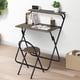thumbnail image 2 of Escritorio Plegable HOMEMAKE FURNITURE Incluye Estante y Silla Color Madera, 2 of 6