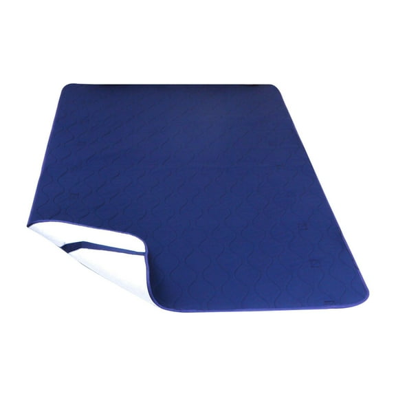 Wswqop Elderly Slide Elderly Slide Sheet Bedridden Washable Handle Lifting Positioning navy blue