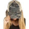 thumbnail image 1 of Gorro Funky Junque Cute Camo para mujer, malla desgastada, camionero, 1 of 8