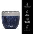 thumbnail image 4 of S'well Stainless Steel Bowls - 21.5oz - Azurite Marble Eats - Triple-Layered Vacuum-Insulated Container, 4 of 6