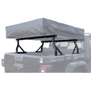 TMS 800 LB Extendable Steel Non-Drilling Low Profile Pickup Truck Rack Sport Bar Rooftop Tent 2 Bar Set