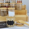 thumbnail image 5 of 3-Tier Non-Expandable Bamboo Spice Rack Step Shelf Cabinet Organizer, 5 of 8