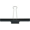 Lion, LIOCS20015BC, Extra Large Binder Clips, 1 Each, Black