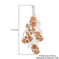 thumbnail image 6 of Champagne Cubic Zirconia CZ  925 Sterling Silver Pendant for Women Jewelry Ct 2.54 Birthday Christmas Gifts for Women, 6 of 8