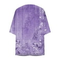 thumbnail image 4 of Aloohaidyvio Cardigan Sweaters for Women,Women's Thin Fashion Chiffon Cardigan Casual Cover Up Half Sleeve Tops, 4 of 5