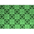 thumbnail image 1 of Ahgly Company Indoor Rectangle Abstract Emerald Green Modern Area Rugs, 4' x 6', 1 of 4