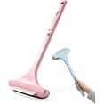 thumbnail image 1 of TTJ Scrub Brush Crevice Cleaning Brush Window Cleaning Brush and Wiper 2 In 1 Long Handle Squeegee Multi Surface Cleaner for Glass Windows Mirrors Shower Doors Easy Streak Free Cleaning Tool, 1 of 8