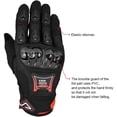 thumbnail image 5 of Motorcycle Gloves Men Riding Breathable Summer Carbon Fiber Glove for Motocross Racing Dirt Bike ATV UTV Mountain Bike Cycling Outdoor Sports (XL, Black), 5 of 7