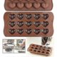 thumbnail image 2 of 15 Cavity Chocolate Mold Heart Shape Silicone Mold Valentine's Day Heart Chocolate Mold Gummy Candy Mold, 2 of 4