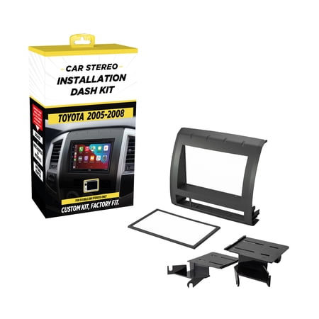 SCOSCHE TA2053BKB 2008-11 Toyota Tacoma Single DIN Mounting Dash Kit for Car Radio / Stereo Installation