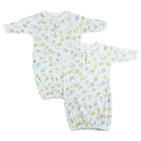 

Bambini Layette Unisex Newborn Baby 2 Piece Gown Set