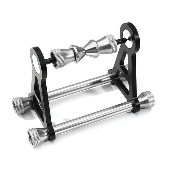 Integy RC Toy Model Hop-ups C28557SILVER Magnetic Type Tire Balancer for RC (4mm Shaft Size, Tire 100mm O.D. Max)