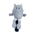 thumbnail image 3 of Funda de animales para cabeza de Golf, cubierta de felpa de madera para cabeza de Golf, suministros novedosos, protección de manga para entrenamiento hipopótamo gris, 3 of 8
