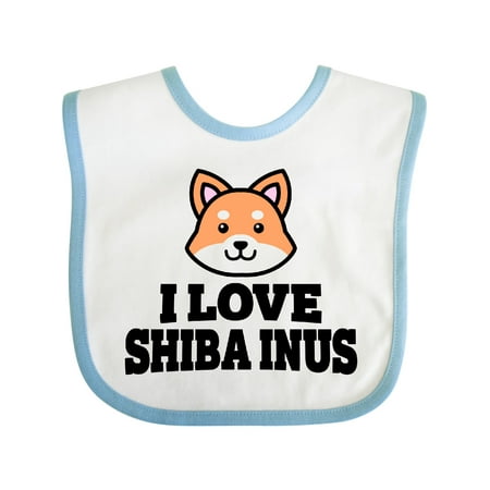 

Inktastic I Love Shiba Inus Gift Baby Boy or Baby Girl Bib