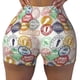 thumbnail image 2 of Fotbe Travel Stamp Shorts Sin Costuras – Shorts Deportivos de Cintura Alta para Mujer, Elásticos para Gimnasio, Yoga, Running o Ciclismo-Medium, 2 of 8